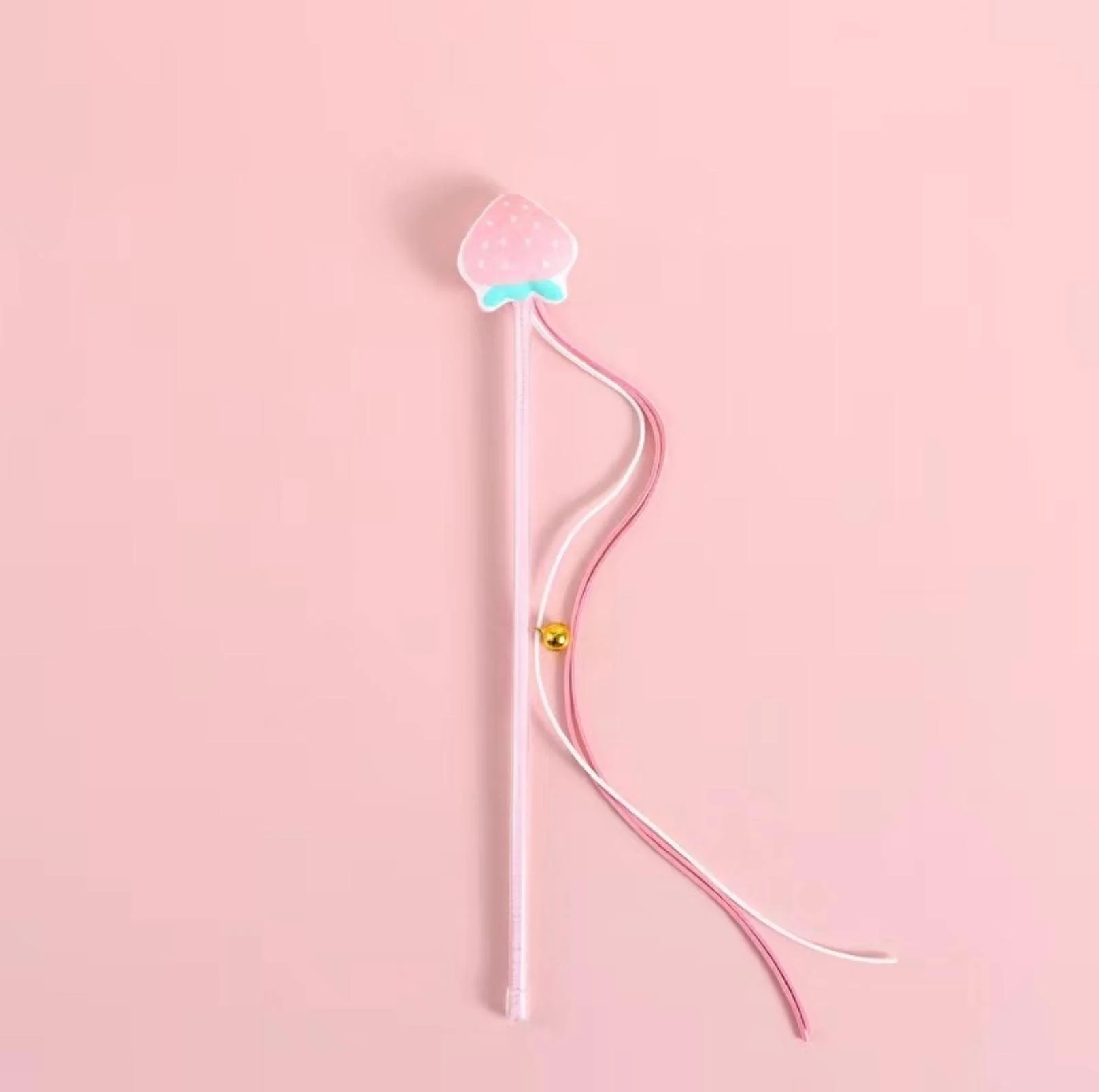 Cute Cartoon Fruit Fabric Cat Stick with Long Tassels | Cat Toys - Image 4