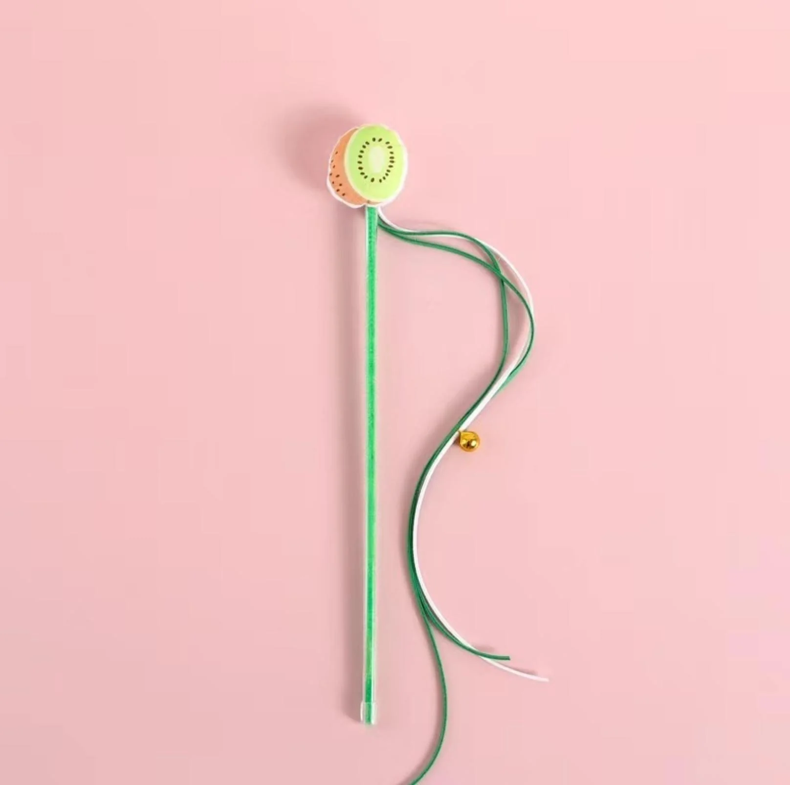 Cute Cartoon Fruit Fabric Cat Stick with Long Tassels | Cat Toys - Image 7