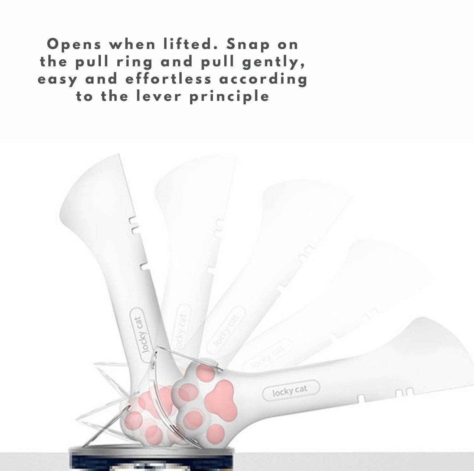 Cat Claw Silicone Spoon and Lid for Pet Cans - Image 7