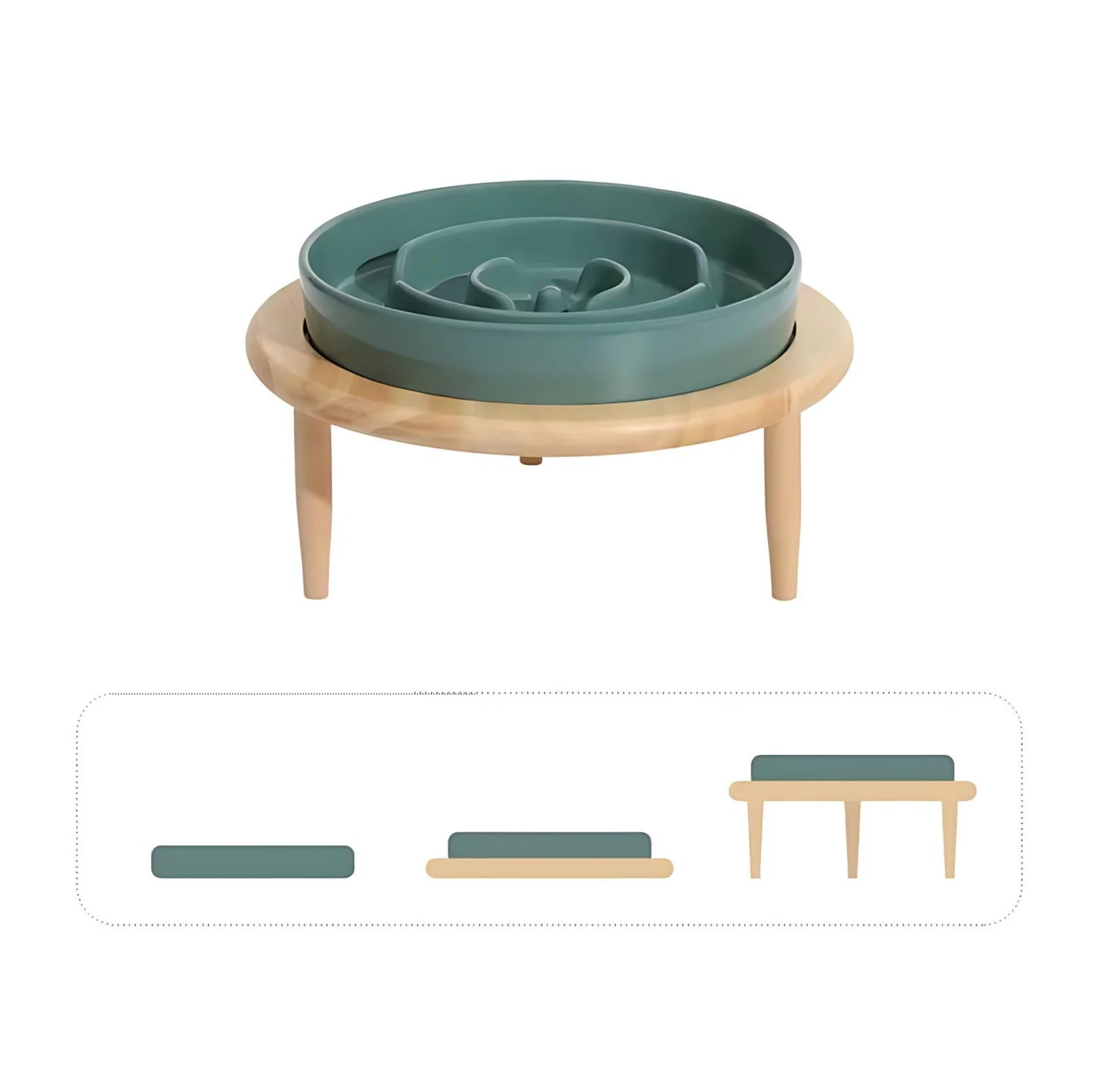 Ceramic Slow Feeder Pet Bowl for Dogs and Cats - Image 6