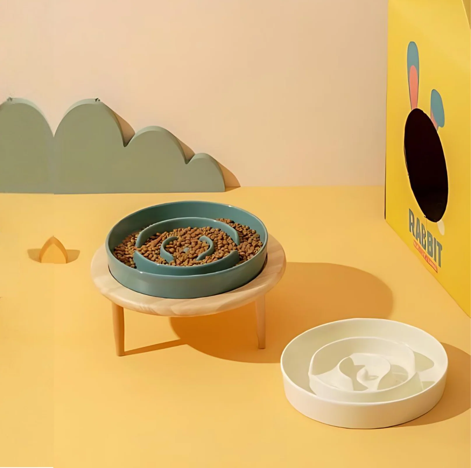 Ceramic Slow Feeder Pet Bowl for Dogs and Cats - Image 8