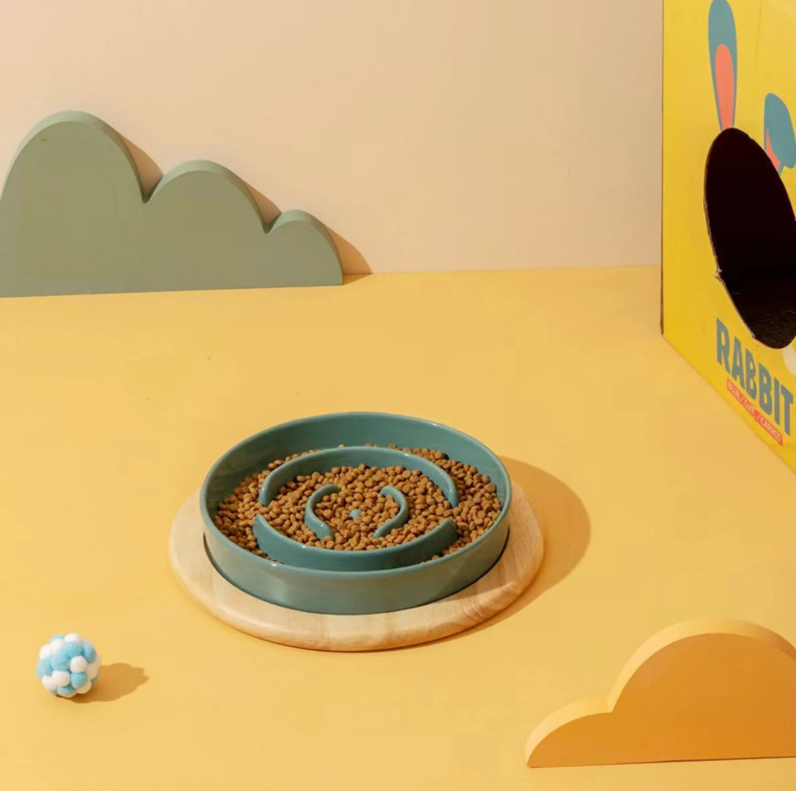 Ceramic Slow Feeder Pet Bowl for Dogs and Cats - Image 9