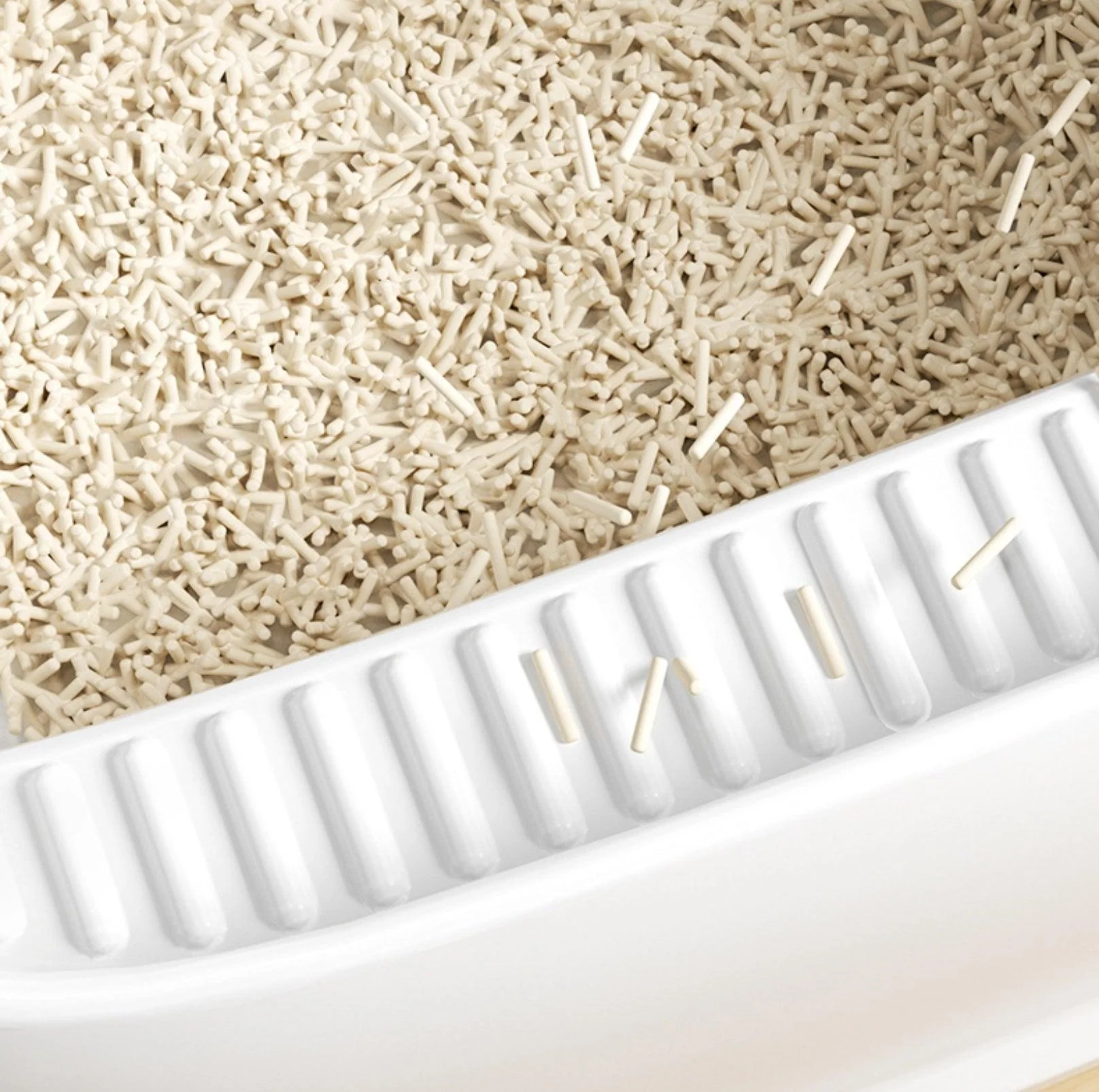 Open Cheese Toast Cat Litter Box with Large Capacity - Image 16