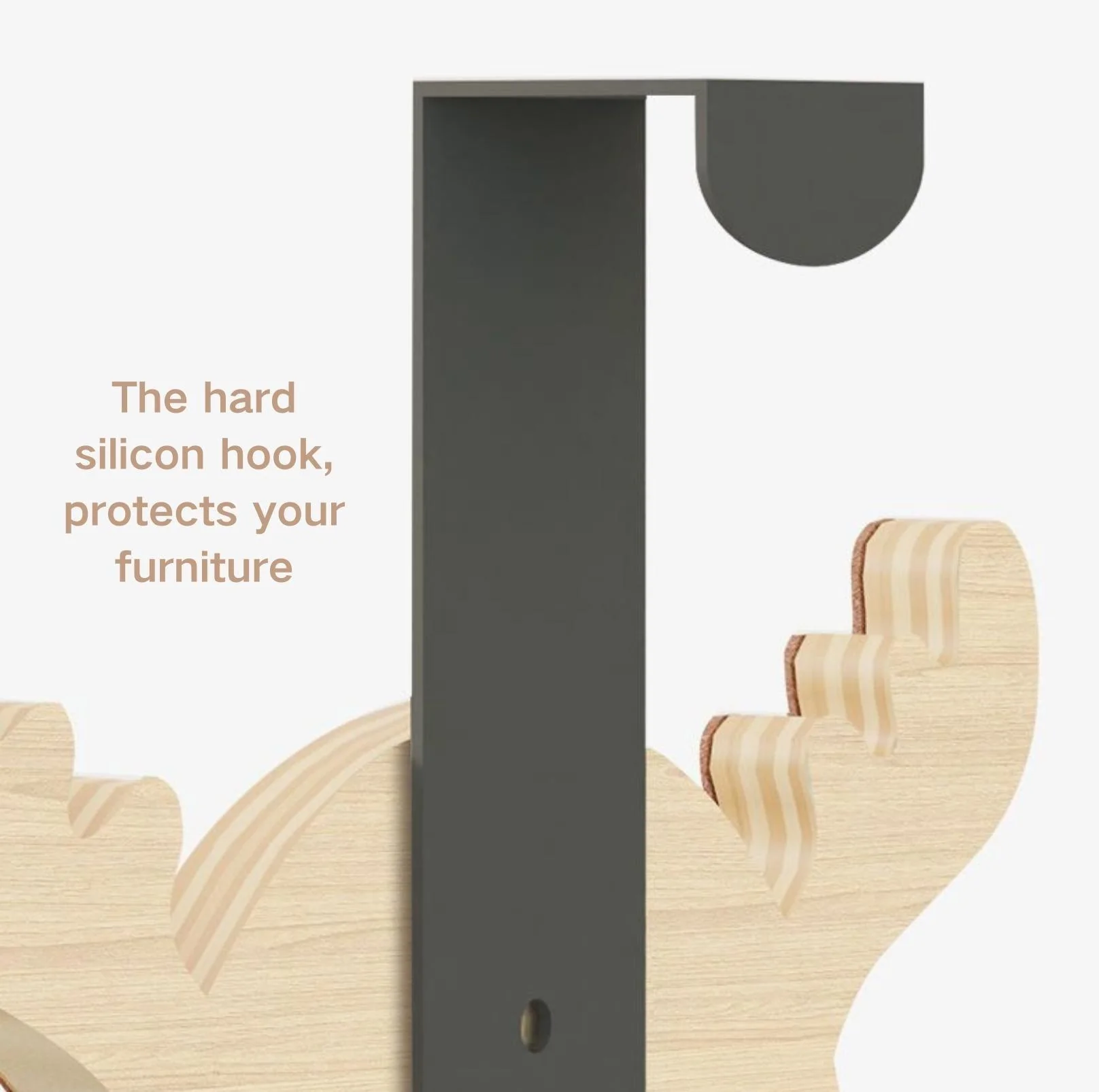 Elk-Shaped Multi-Level Wooden Hanging Cat Tree Cat Toy - Image 8