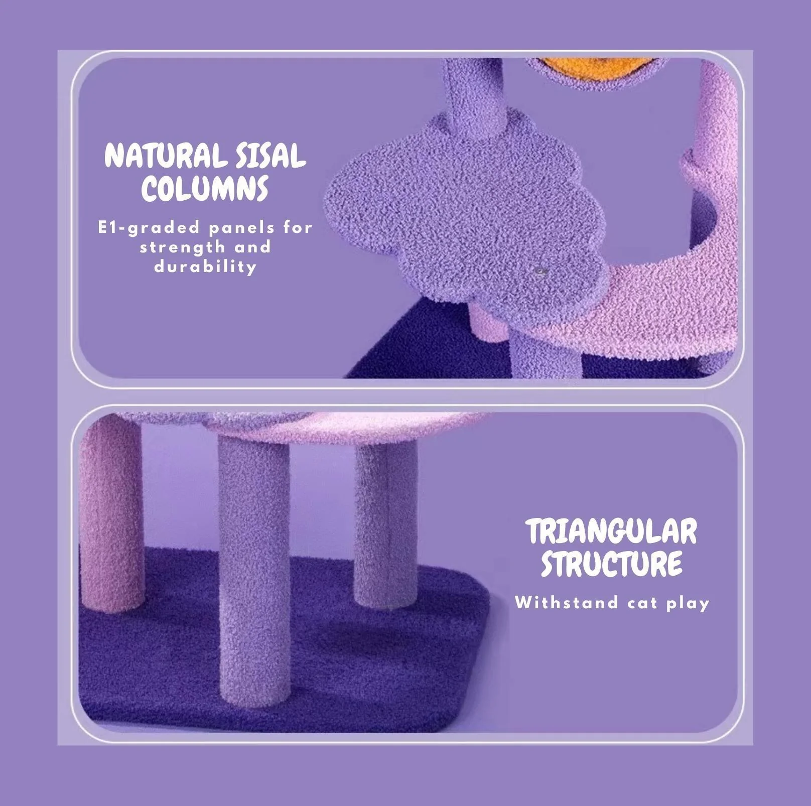 Fantasy Series Climbing Frame Cat Tree - Dreamland (Height 165cm) - Image 5