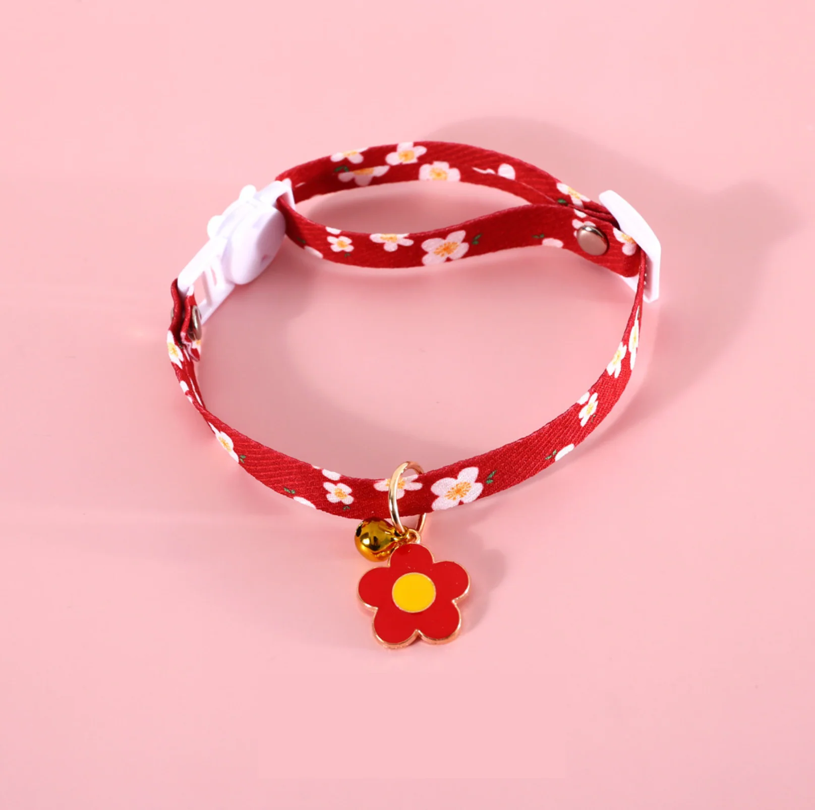 Flower Series Pendant Style Adjustable Pet Collar - Image 5