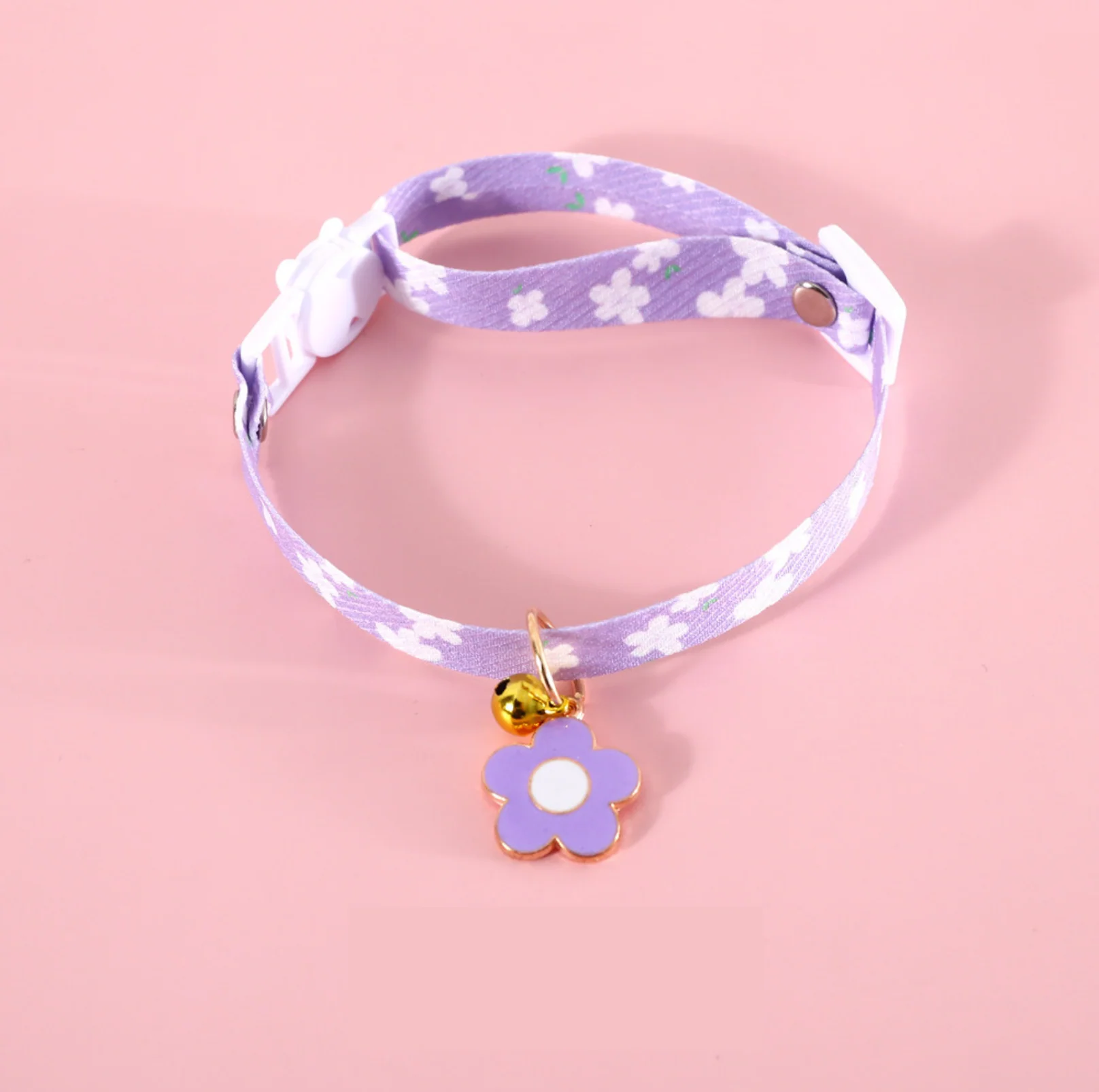 Flower Series Pendant Style Adjustable Pet Collar - Image 8