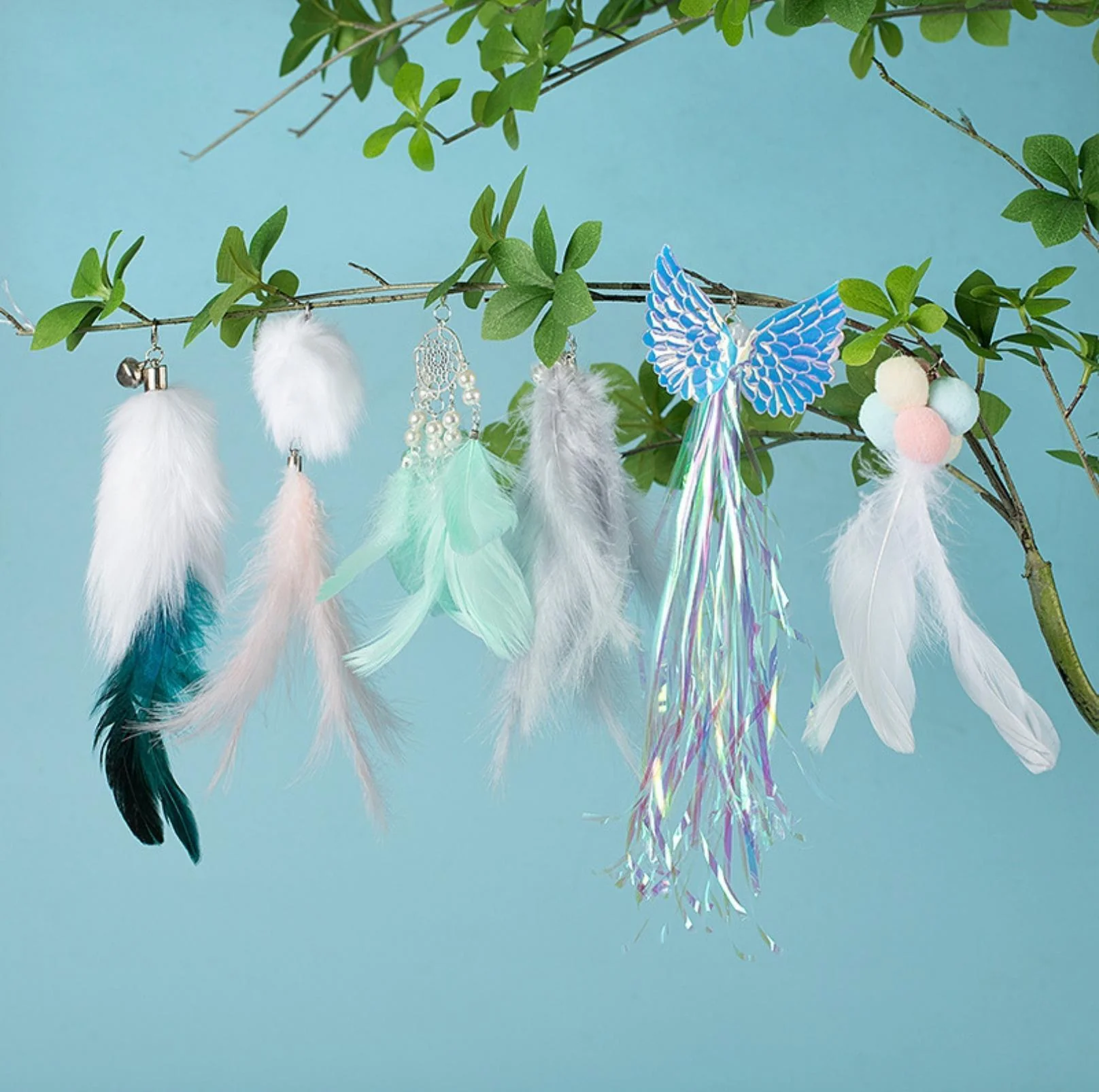 Free Your Hands: Extended Elastic Wire Cat Stick Teaser Cat Toys - Image 15