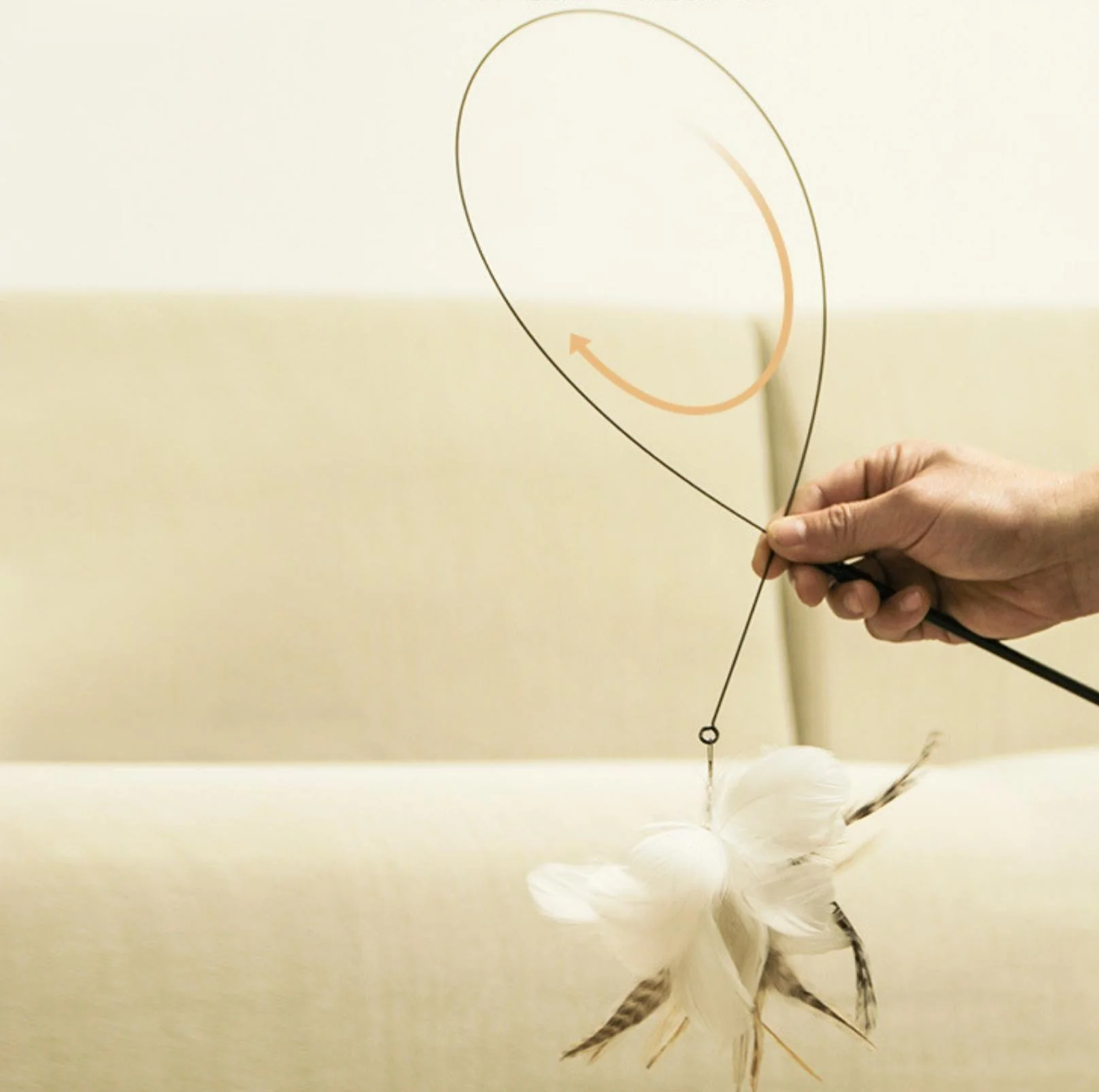 Free Your Hands: Extended Elastic Wire Cat Stick Teaser Cat Toys - Image 7