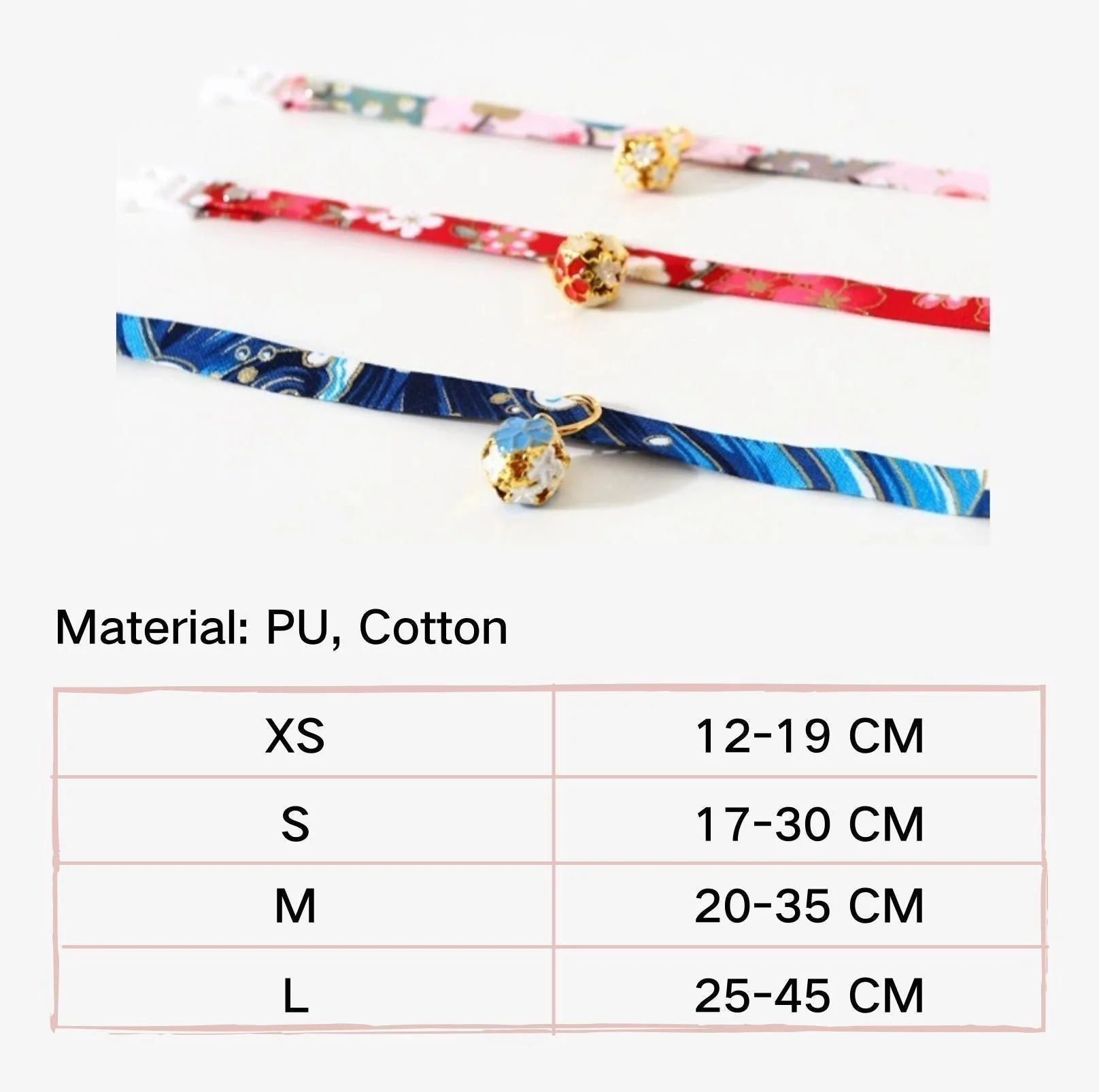 Japanese Style Adjustable Pet Flower Hollow Bell Collar - Image 12