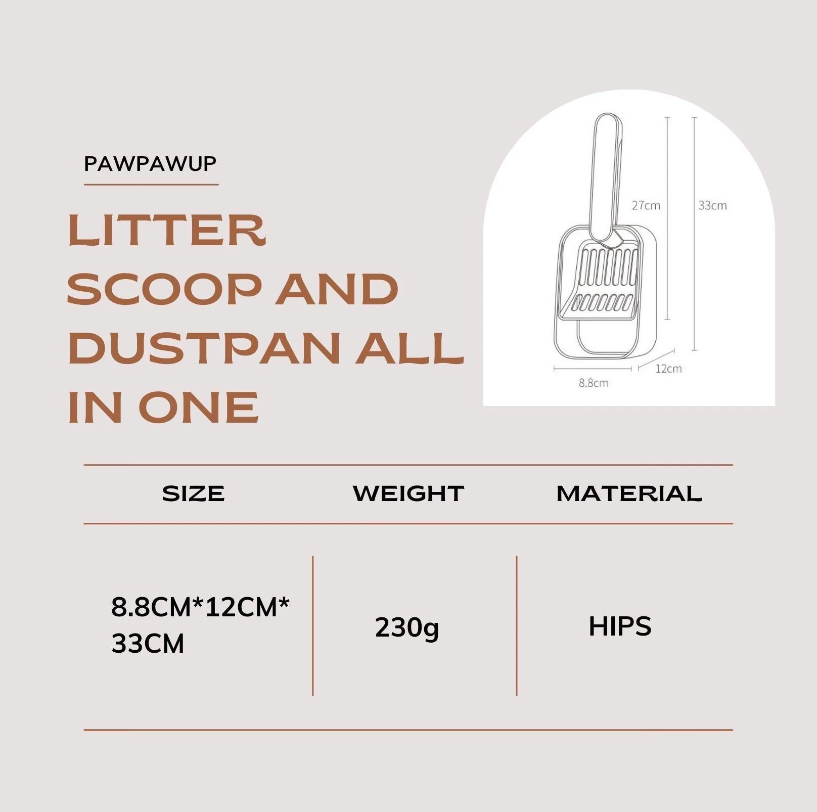 Cat Litter Scoop and Dustpan Combo - Easy Waste Disposal - Image 14