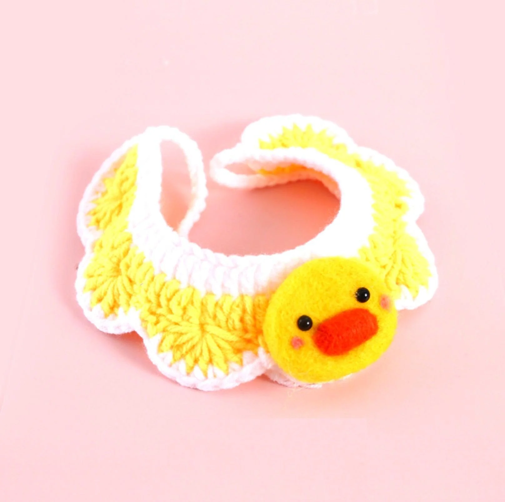 Little Animal Friends Style Knitted Woolen Bibs for Pets - Image 8