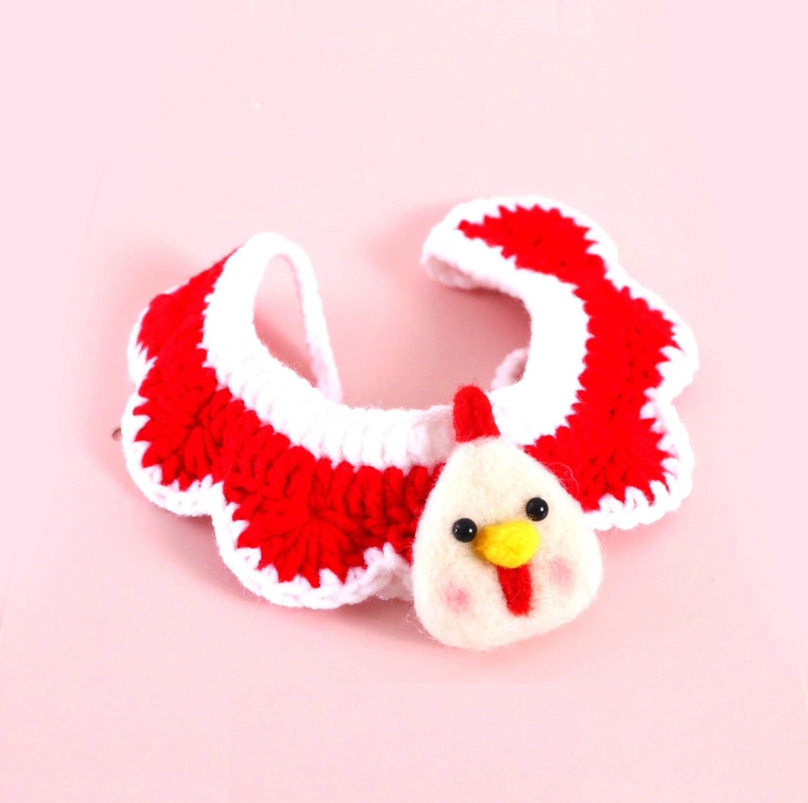 Little Animal Friends Style Knitted Woolen Bibs for Pets - Image 9