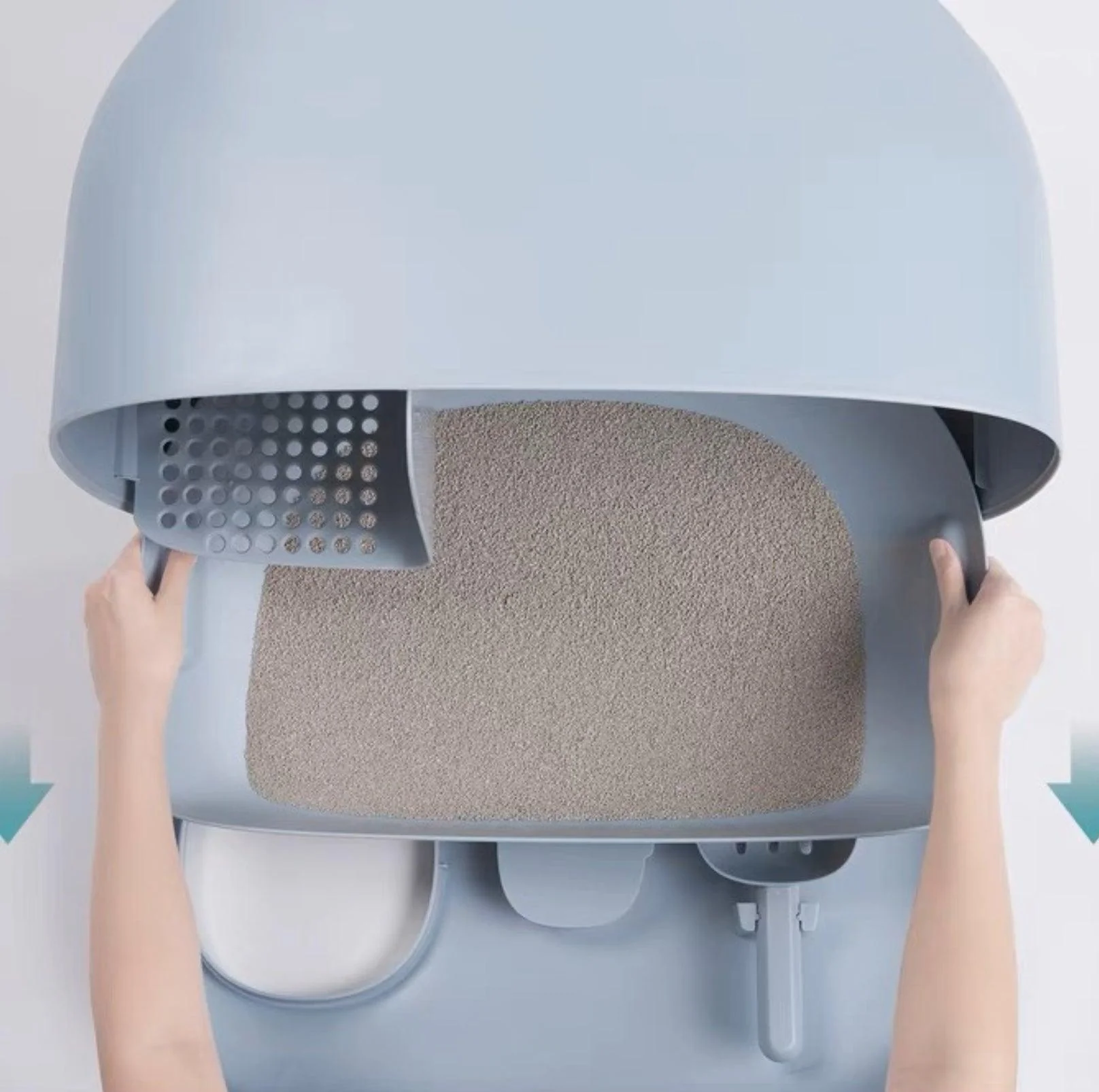 Makesure Cat Litter Box Cat Litter Tray - Image 14