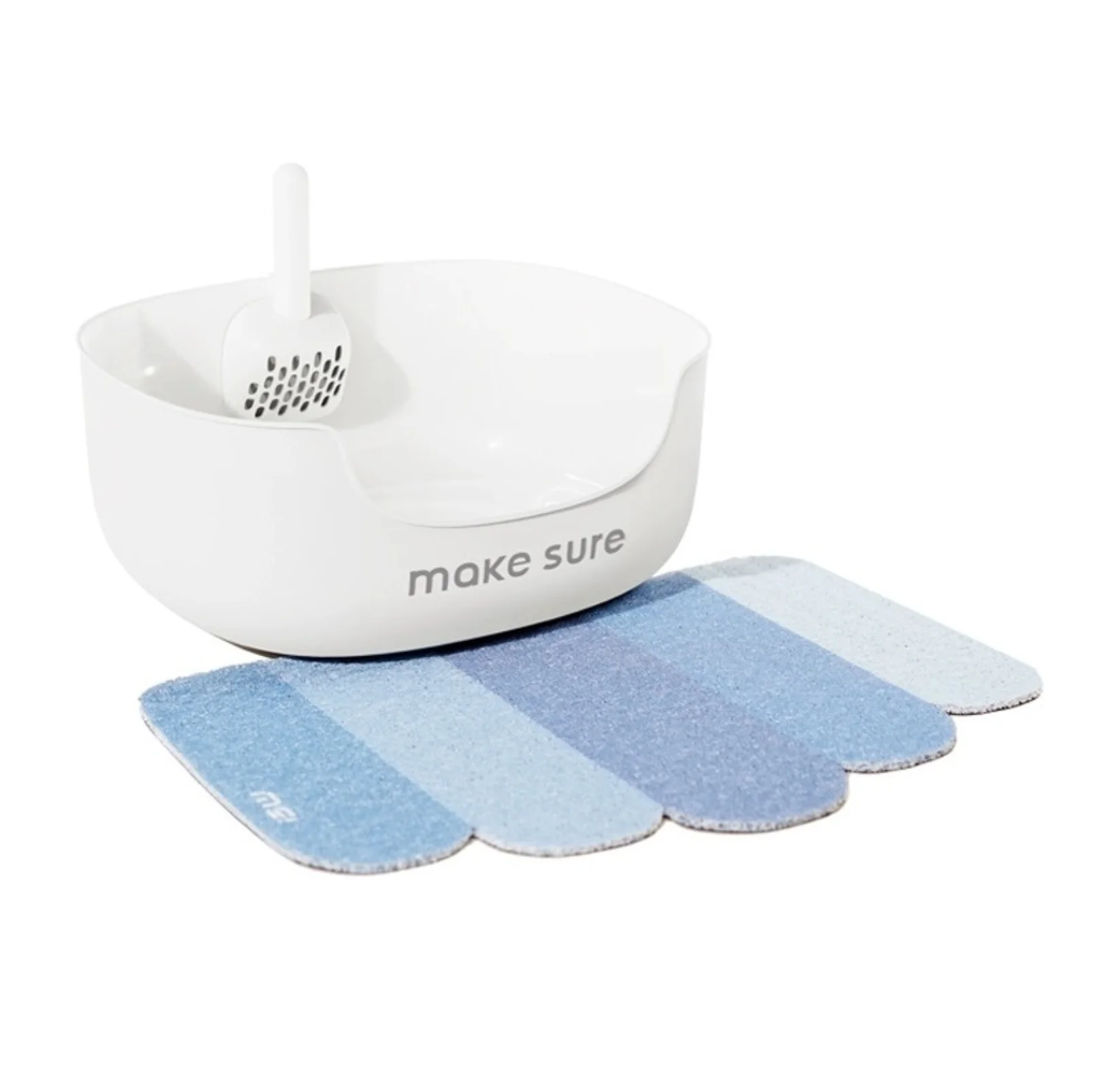 Makesure Open Cat Litter Tray Cat Litter Box (Litter mat included) - Image 3