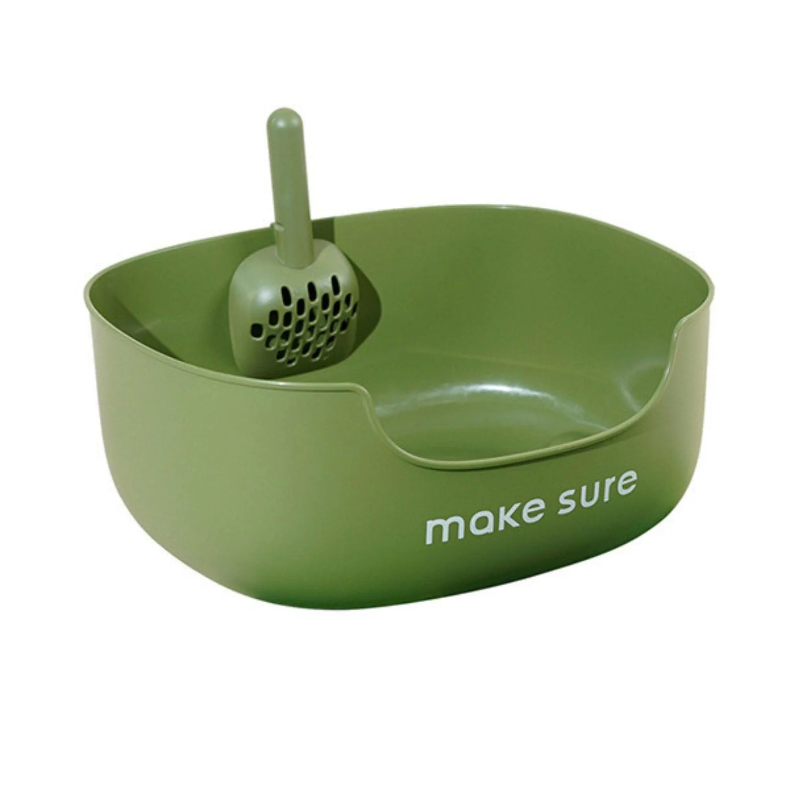 Makesure Open Cat Litter Tray Cat Litter Box (Litter mat included) - Image 4