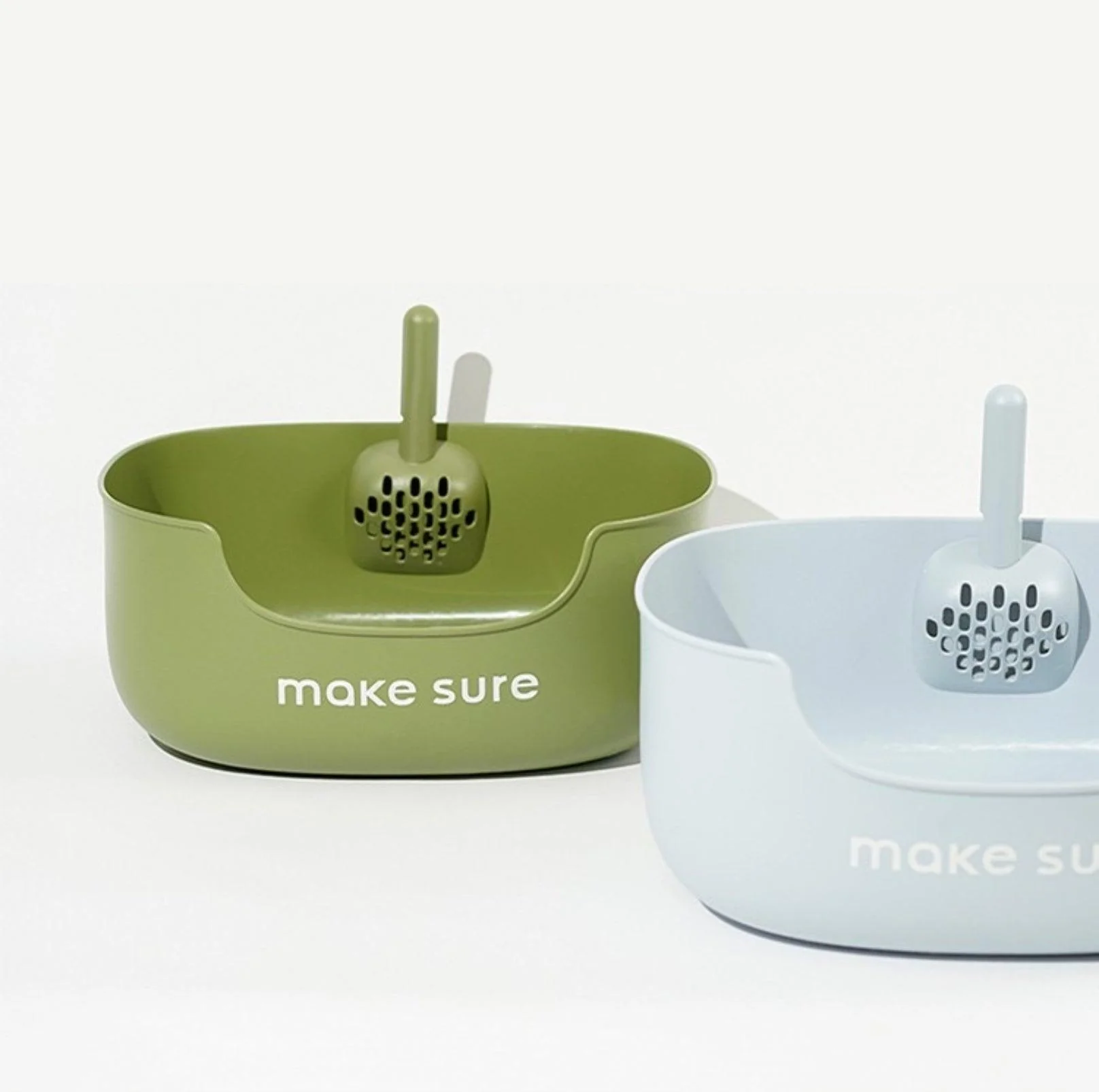 Makesure Open Cat Litter Tray Cat Litter Box (Litter mat included) - Image 6