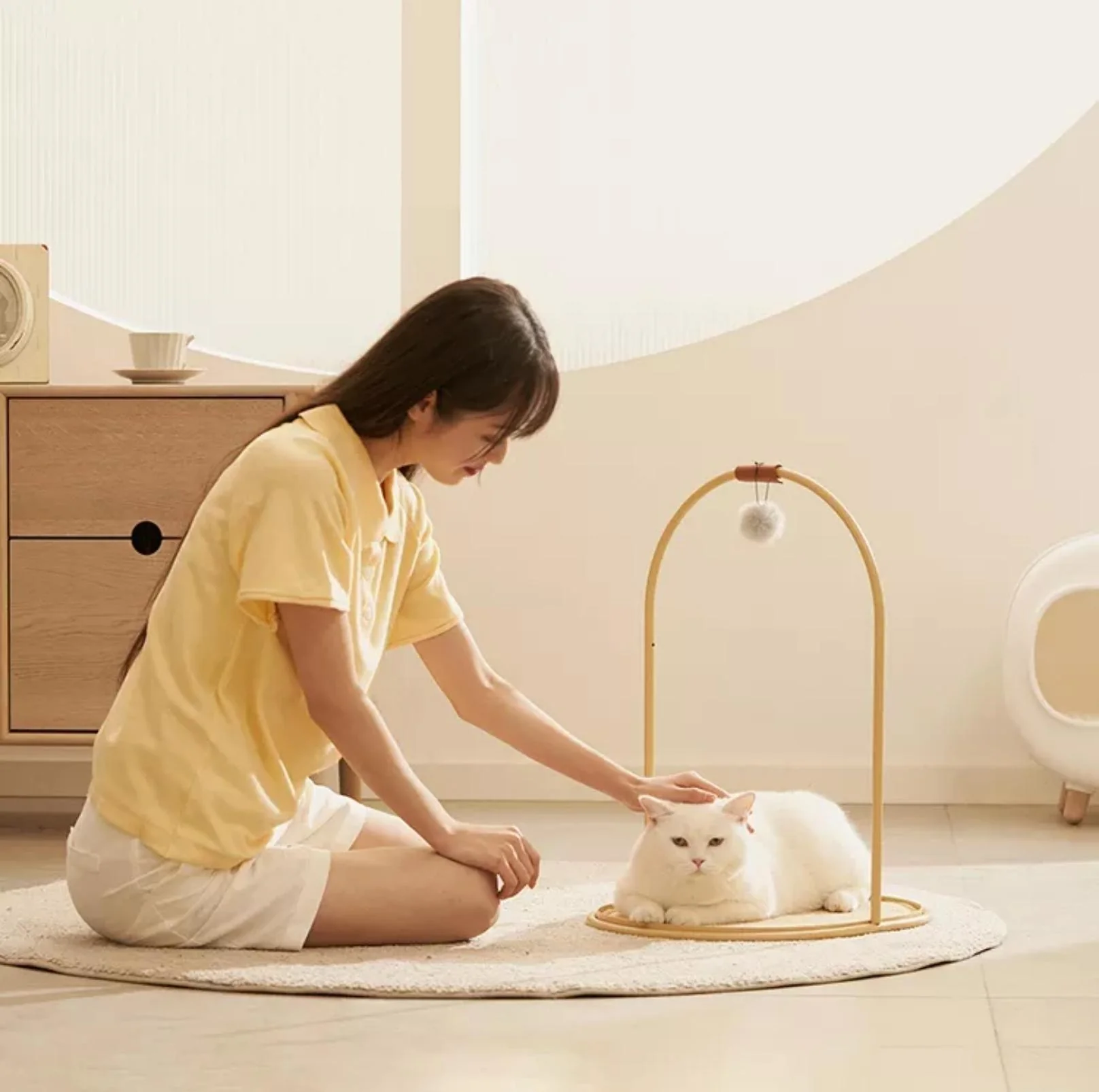 Makesure Multifunctional Cat Scratcher | Sisal Standing Scratching Board - Image 6