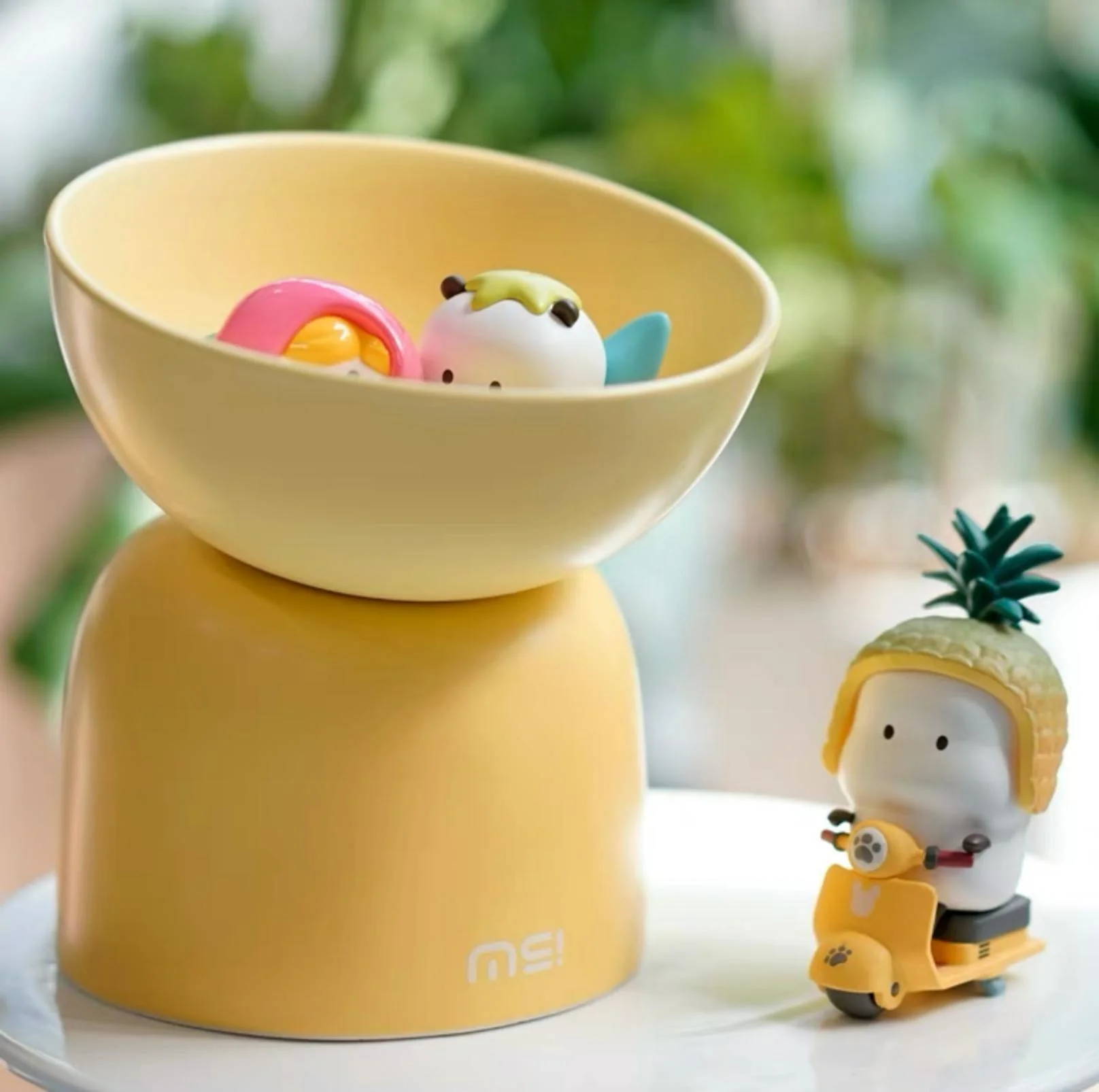 Makesure Sugar Bean Ceramic Double Pet Bowls For Cat and Small Dogs - Image 11