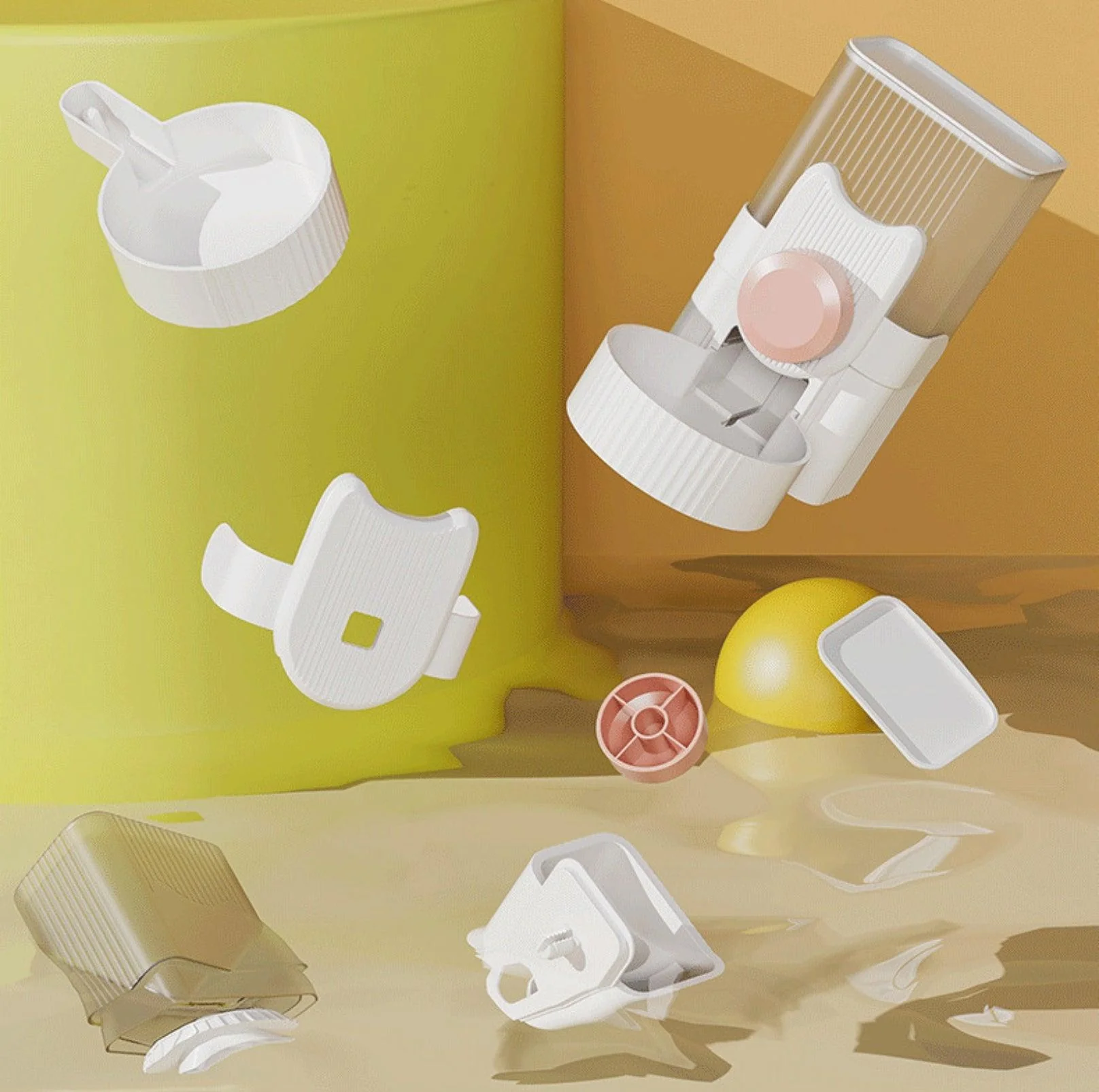 Modern Stylish Pet Hang & Sip Water and Food Feeder - Image 17