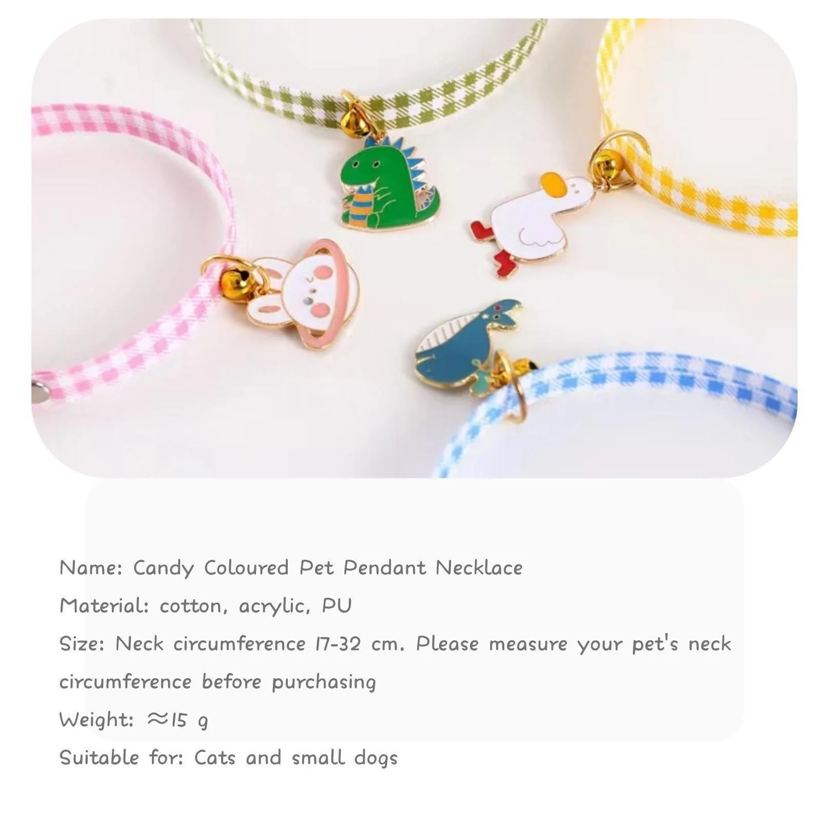 Pet Animal Shape Pendant Necklace With Candy Coloured - Image 14
