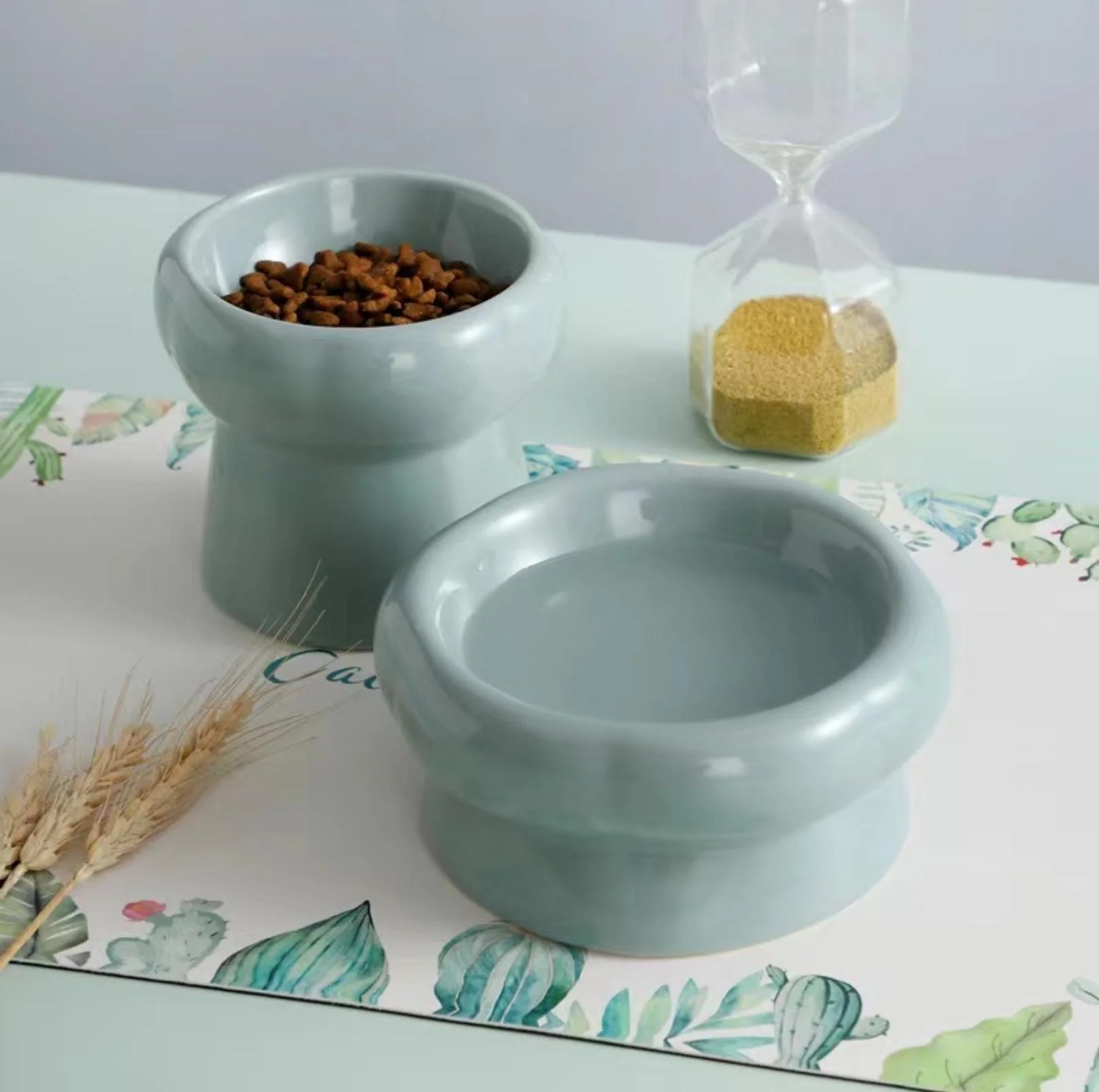 Petal Style Ceramic Cat Bowls and Small Dog Bowls - Image 11