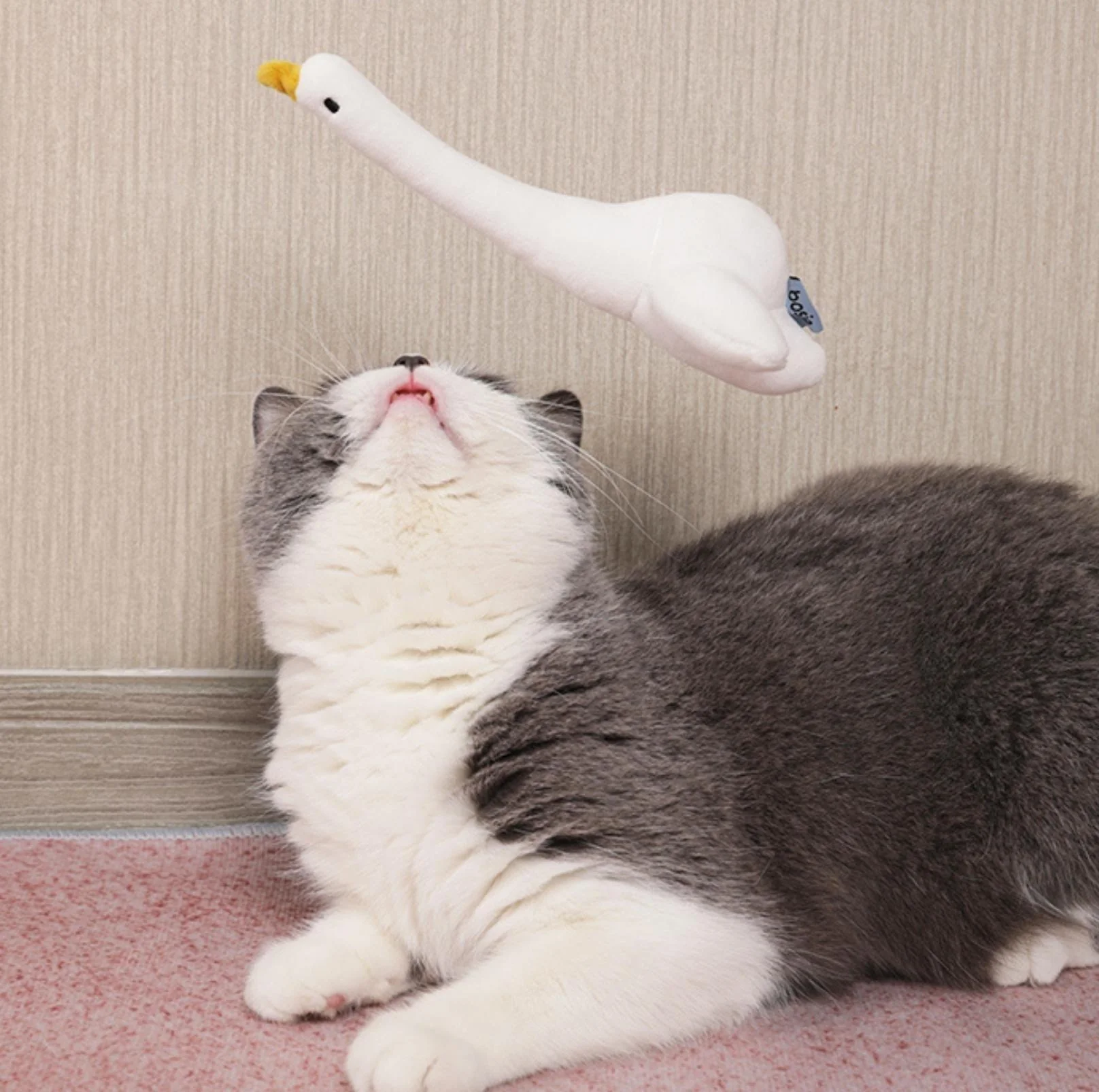 PurLab Cuddle Goose Cat Toy With Catnip - Image 5