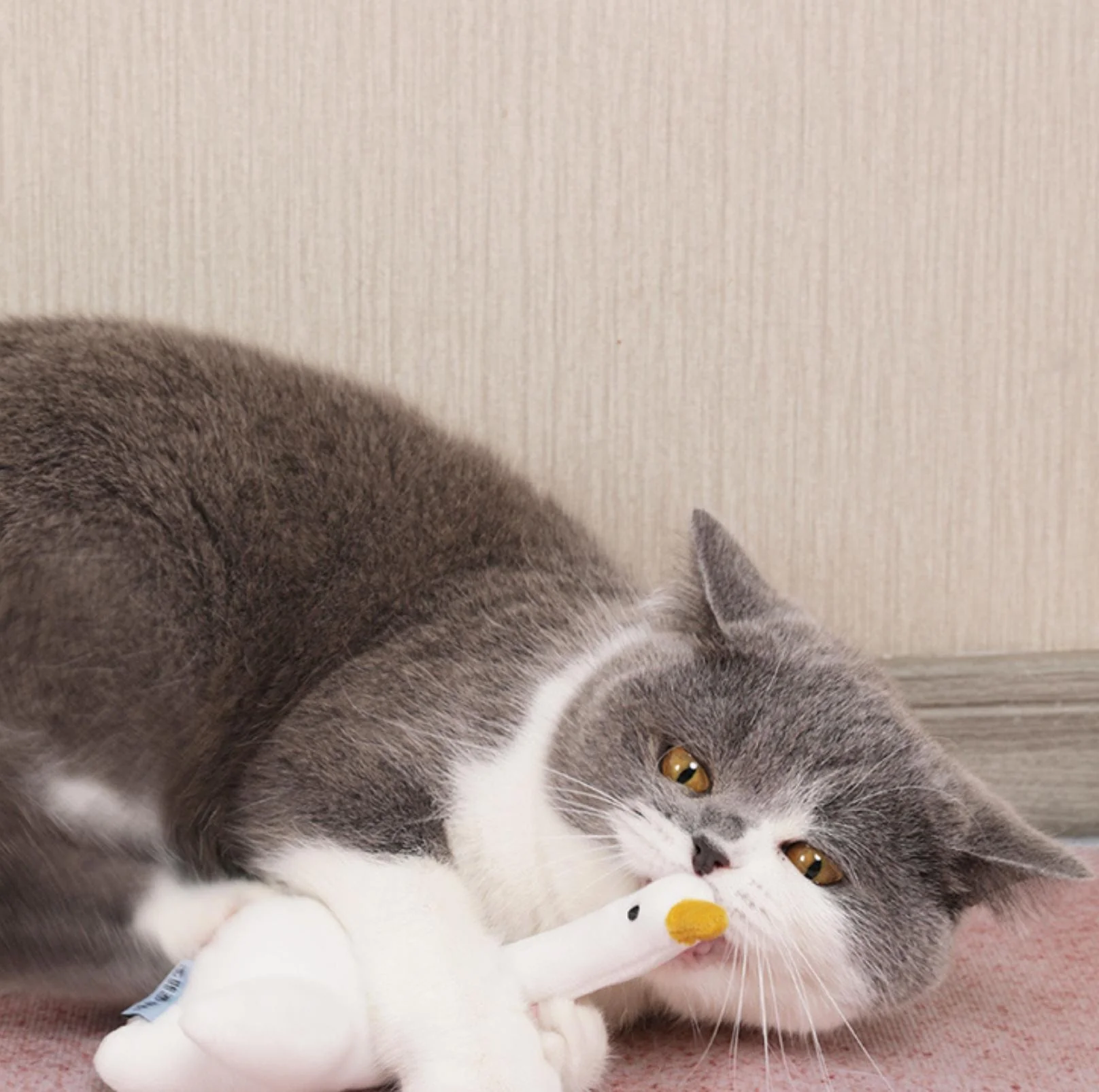 PurLab Cuddle Goose Cat Toy With Catnip - Image 7