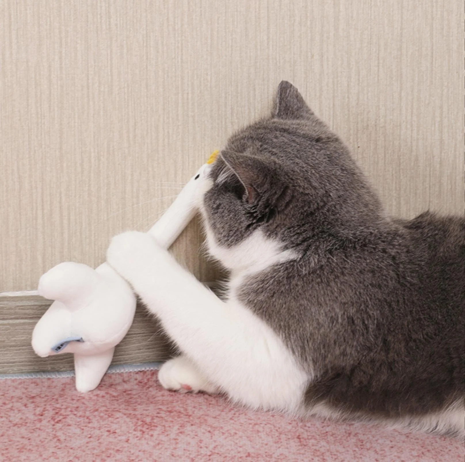 PurLab Cuddle Goose Cat Toy With Catnip - Image 8