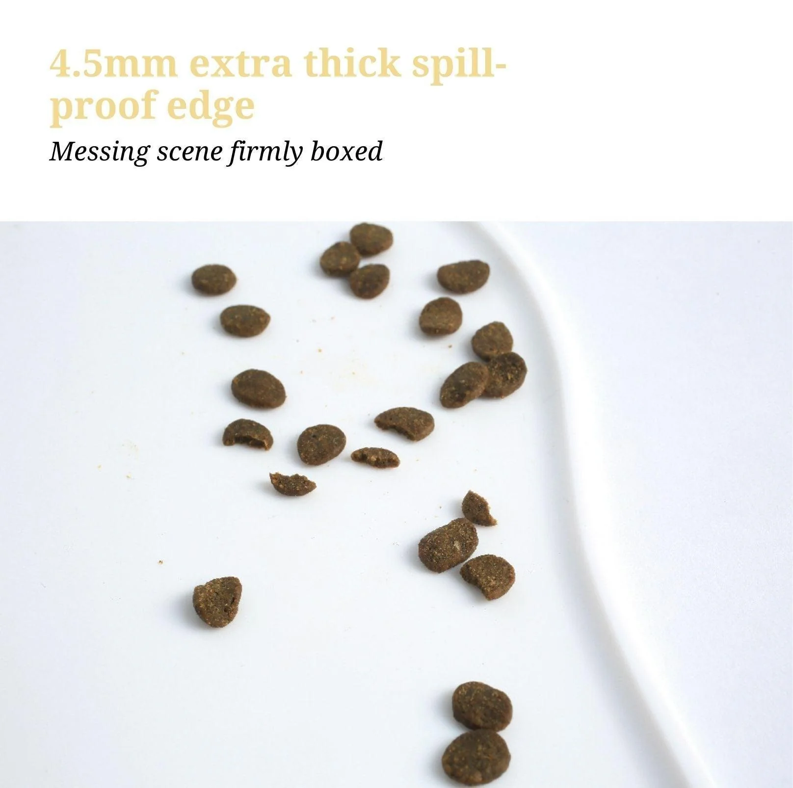 PurLab Fried Egg Silicone Spill Proof Pet Food Mat - Image 3