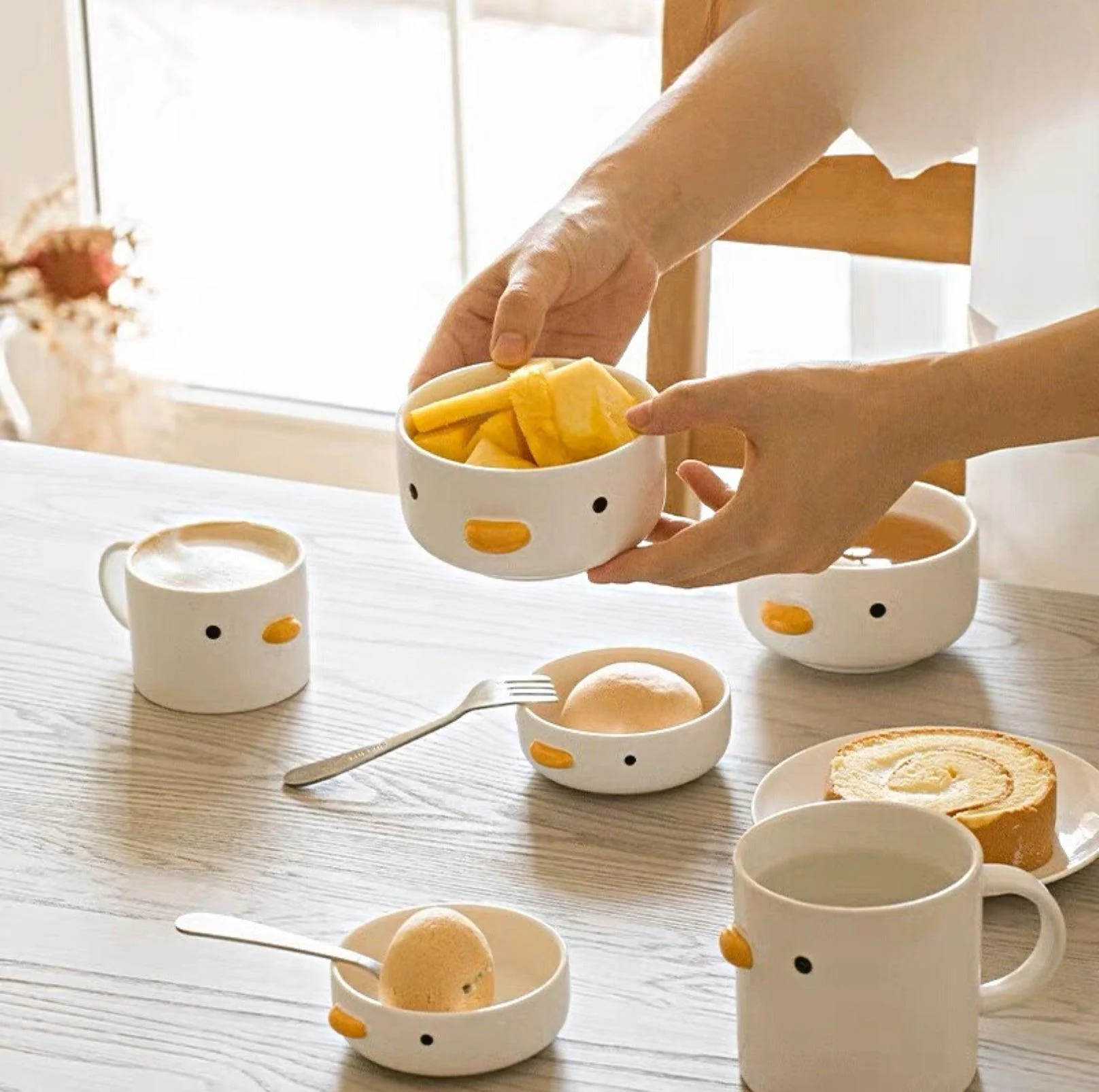 PURROOM Little Chicken Style Human Use Tableware- Matches with Pet Bowls - Image 13