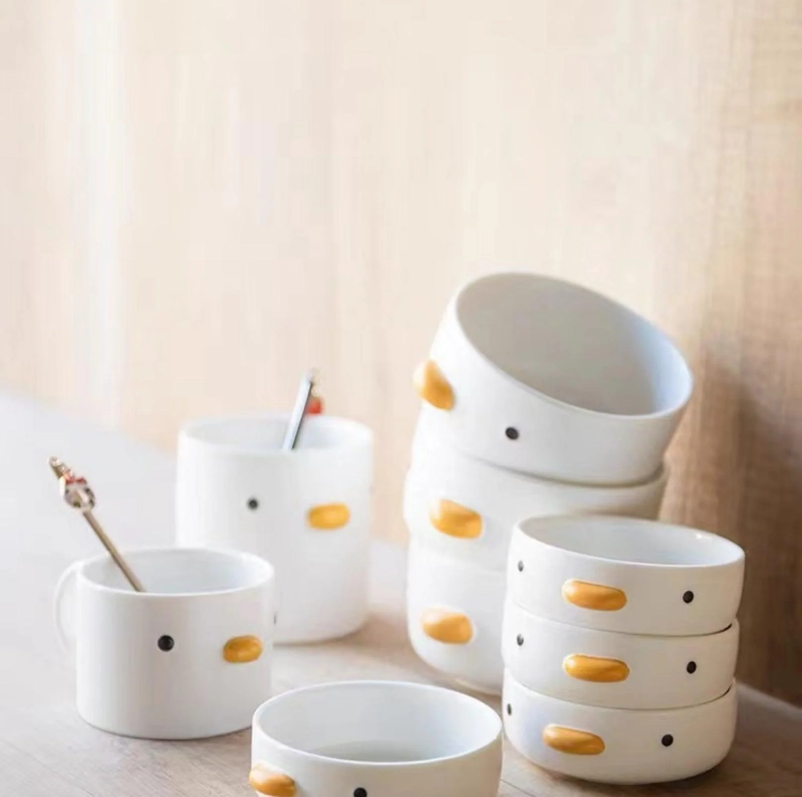 PURROOM Little Chicken Style Human Use Tableware- Matches with Pet Bowls - Image 14