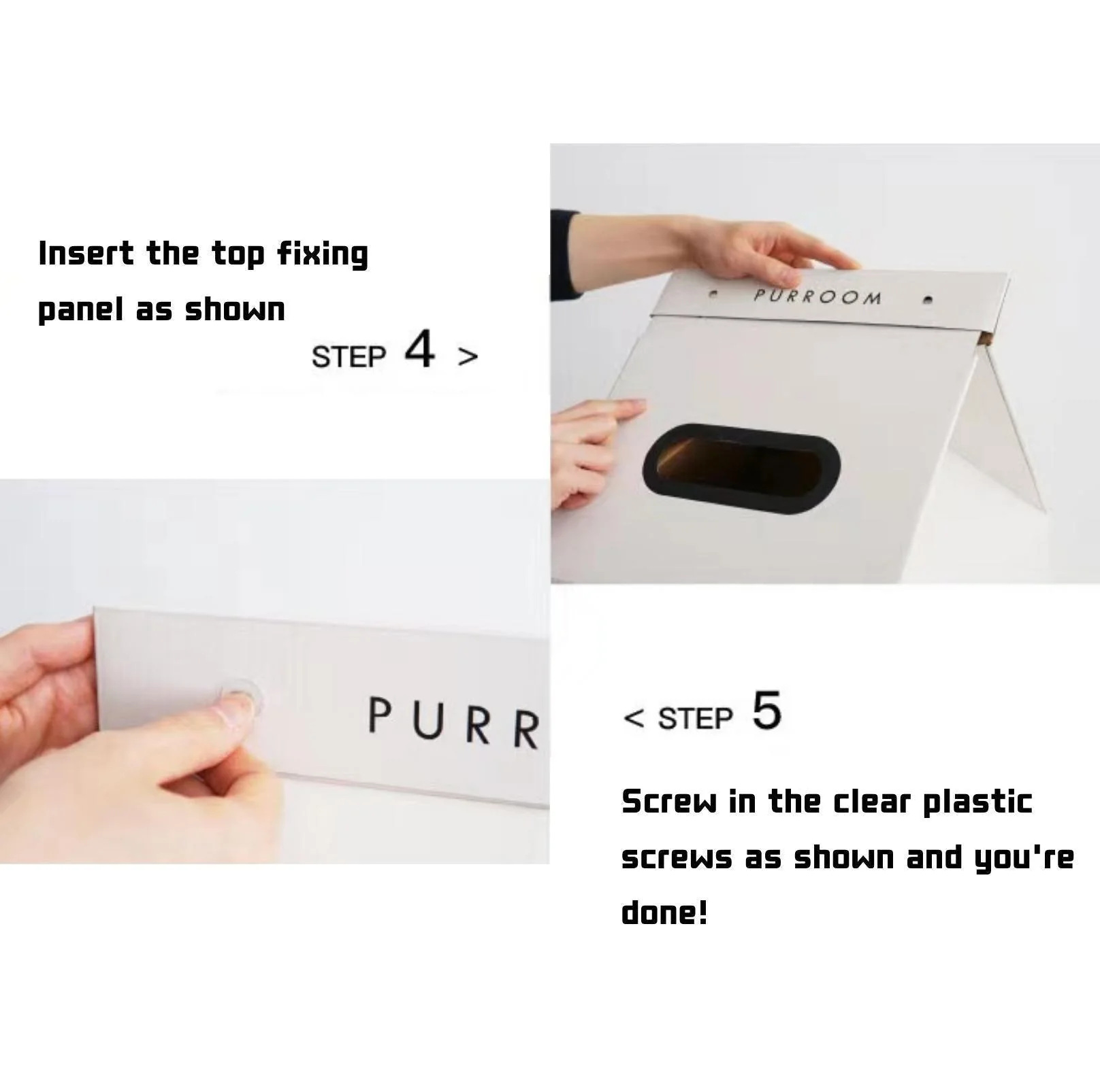 PURROOM Little Chicken Series Milk Box Cat Scratcher House - Image 7