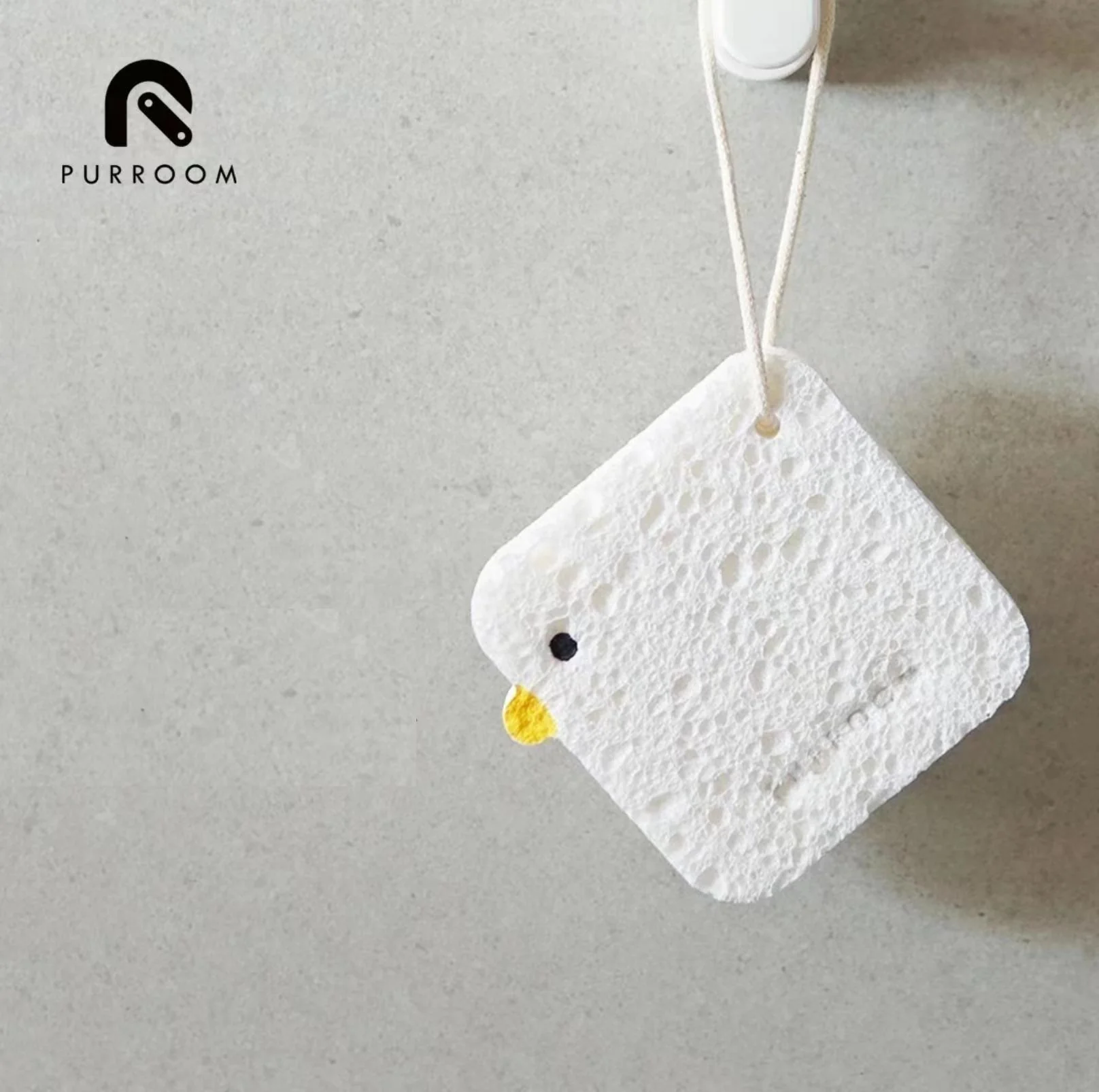 PURROOM Little Chicken Series: Eco-Friendly Wood Pulp Kitchen Sponge - Image 3