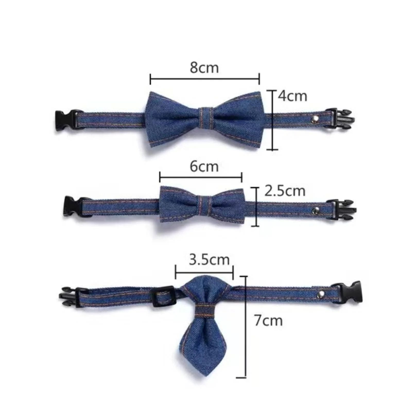 Stunning Denim Series Adjustable Pet Collars - Image 11