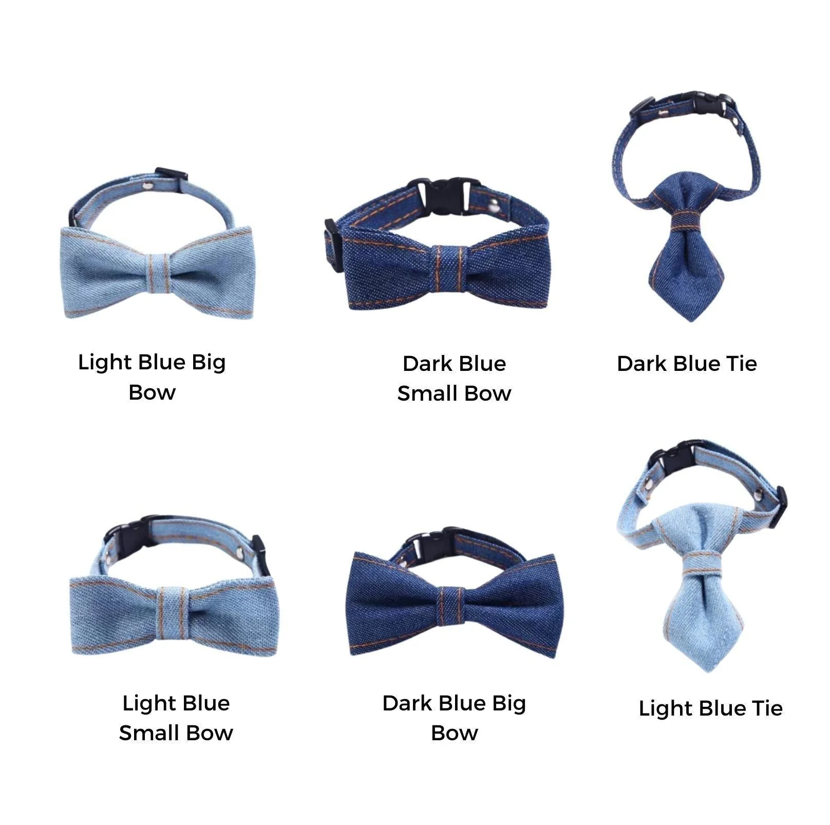 Stunning Denim Series Adjustable Pet Collars - Image 12